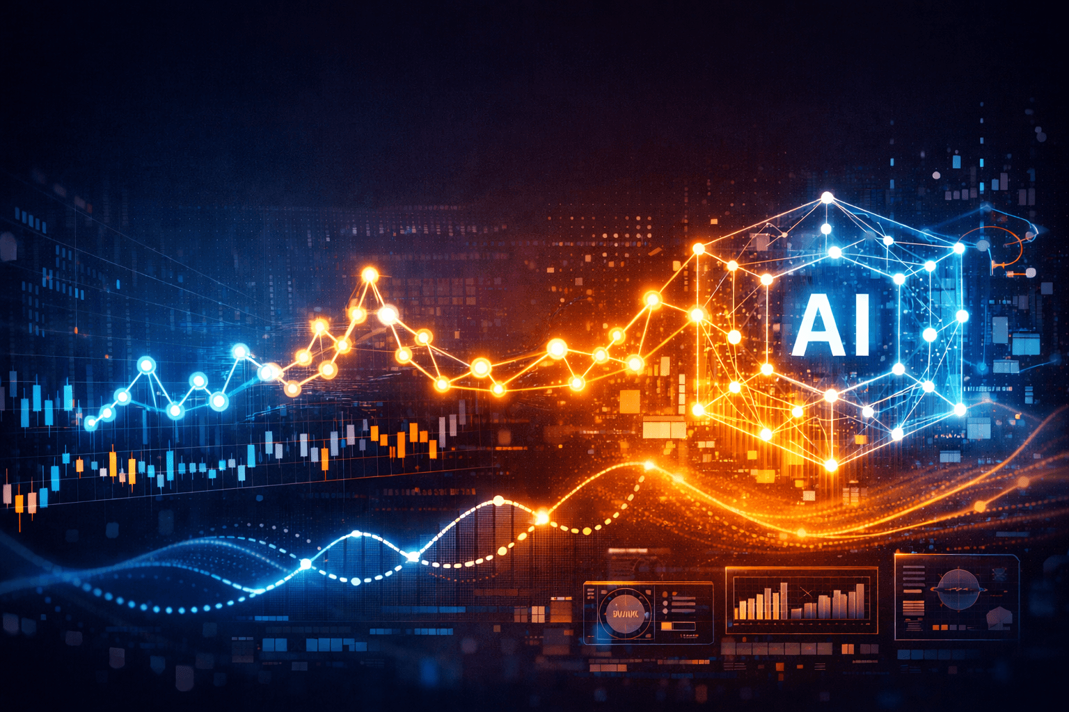 Placeholder: Hero image showing time series data flowing into a neural network